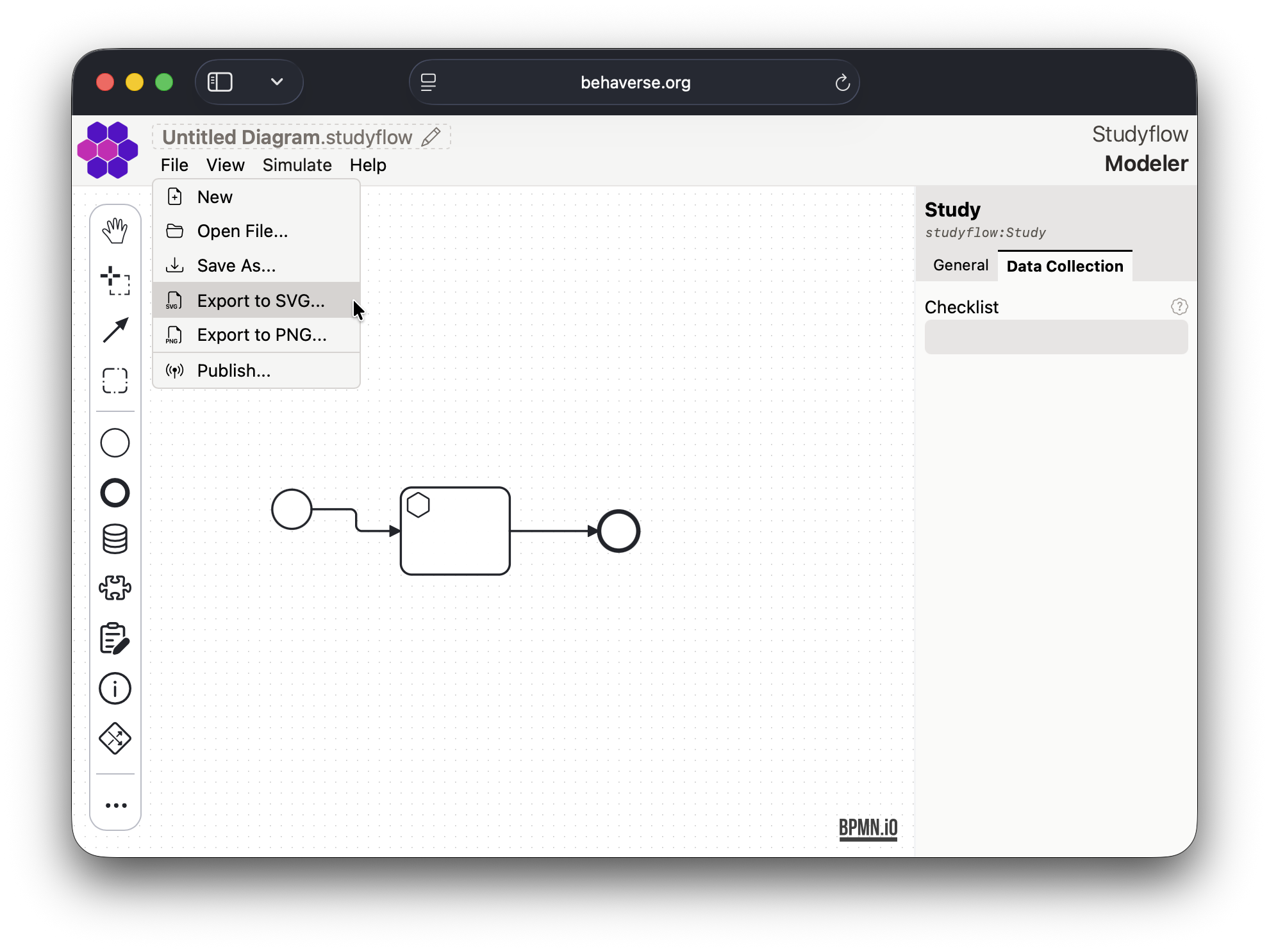 Export to image (PNG, SVG)